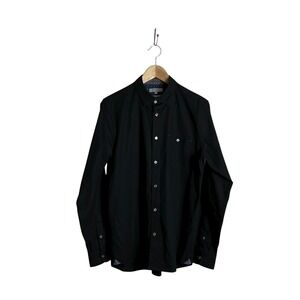 Ted Baker London Size‎ 4 Large Black Contrast Cuff Dress Shirt Preppy Office